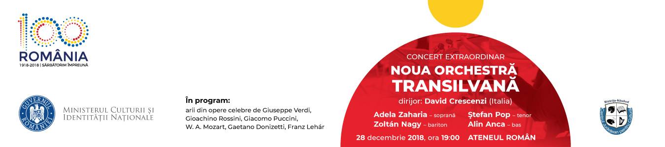 Adela Zaharia, Stefan Pop, Zoltan Nagy Si Alin Anca - gala extraordinara de opera la Ateneul Roman