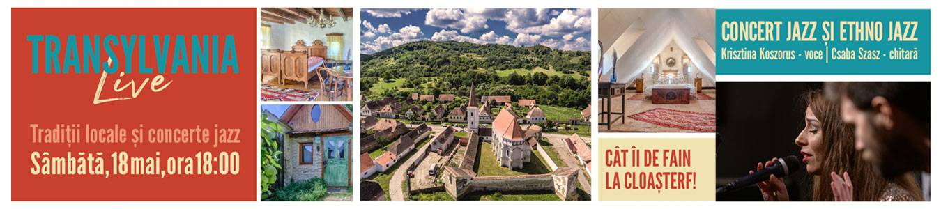 Transylvania Live: Garden Party la Cloasterf, cu traditii locale si concert jazz