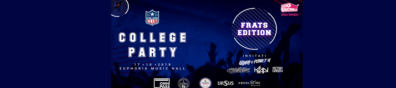 College Party - Frats Edition /w Gojira & Planet H