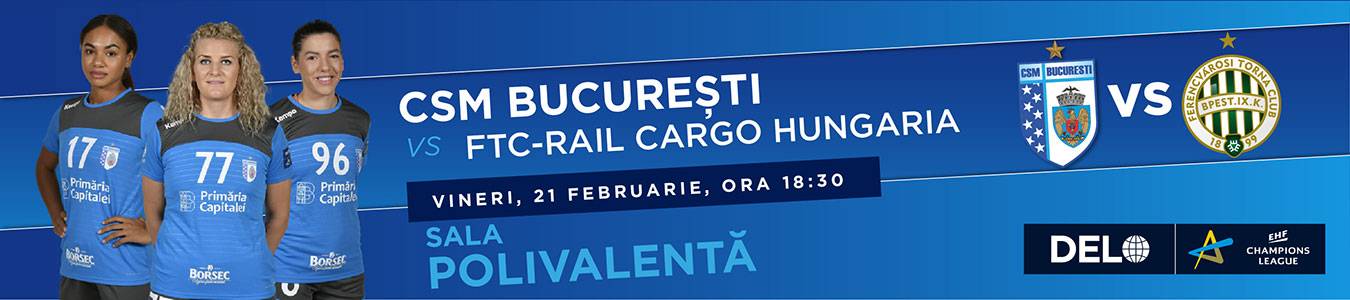 CSM Bucuresti vs FTC-Rail Cargo Hungaria (external)