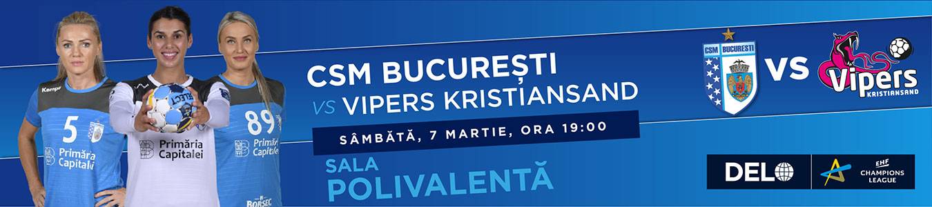 CSM Bucuresti vs Vipers Kristiansand