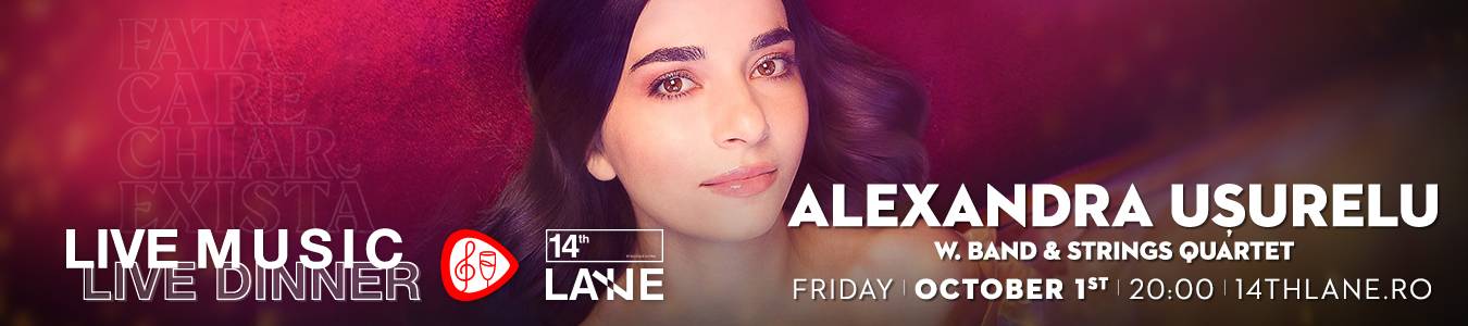 Alexandra Usurelu & W.Band & Strings Quartet  @14thlane.ro