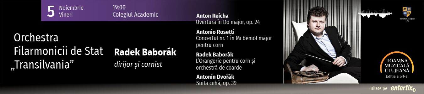 Orchestra Filarmonicii de Stat „Transilvania” - Radek Baborák dirijor si cornist
