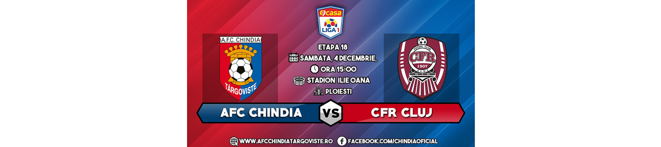 CHINDIA TARGOVISTE - CFR CLUJ