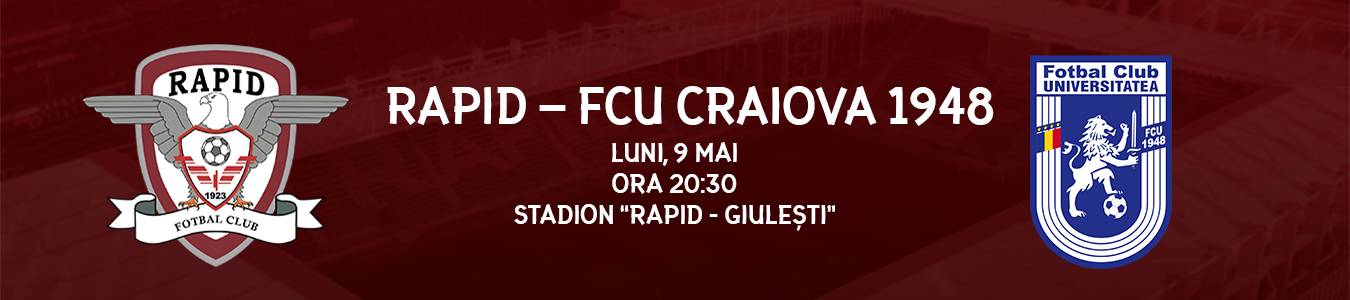 FC RAPID 1923 VS. FCU Craiova