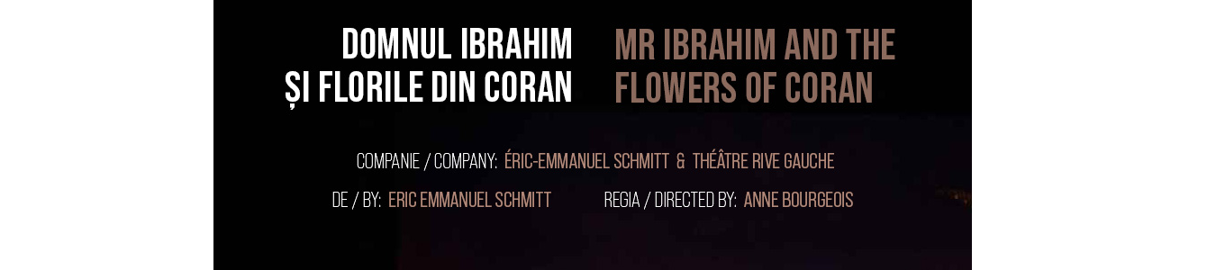 Domnul Ibrahim si florile din Coran@TNRS - Scena Digitala