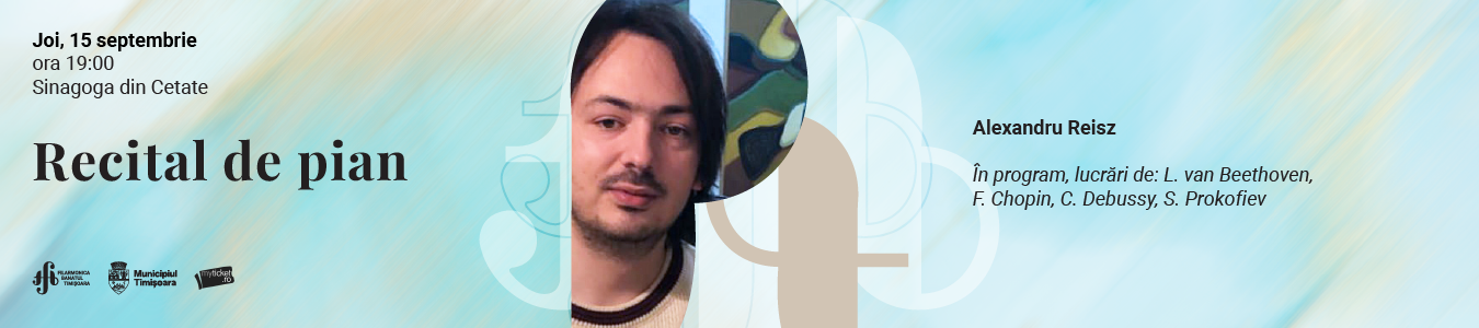 Recital de pian Alexandru Reisz