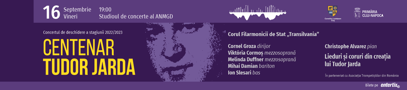 Concertul de deschidere a stagiunii 2022/2023 - Centenar Tudor Jarda