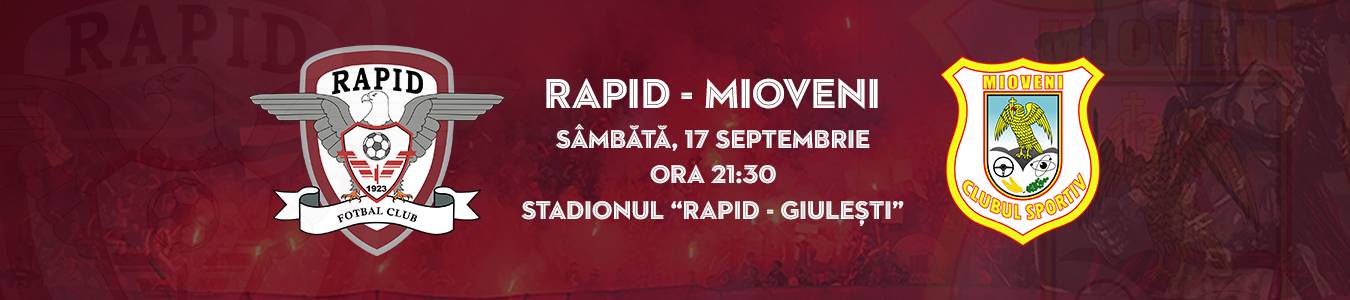 FC RAPID 1923 VS. Mioveni