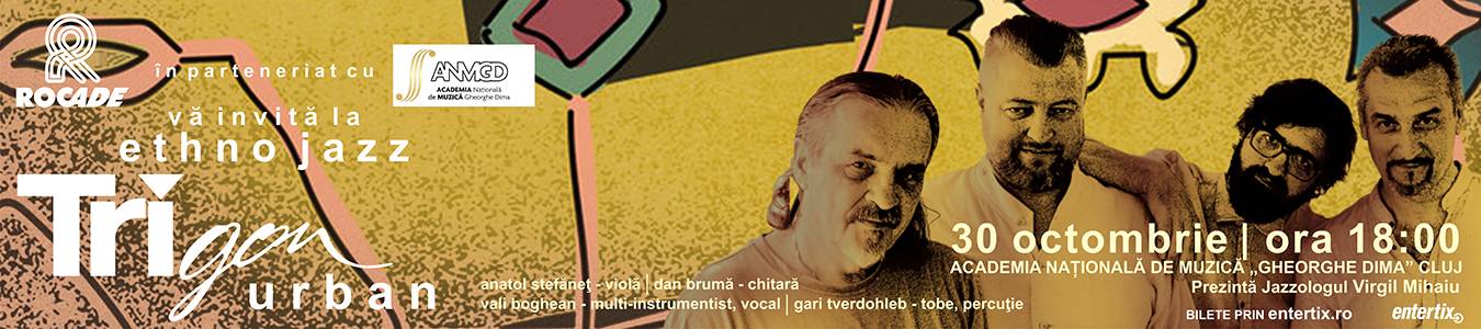 Concert etno-jazz URBAN cu formatia TRIGON