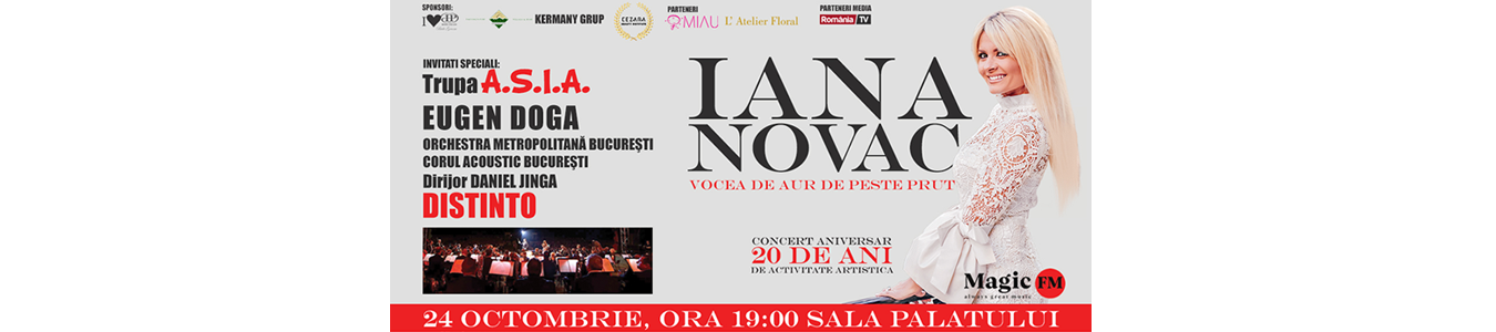 IANA NOVAC - CONCERT ANIVERSAR 20 DE ANI DE ACTIVITATE ARTISTICA 