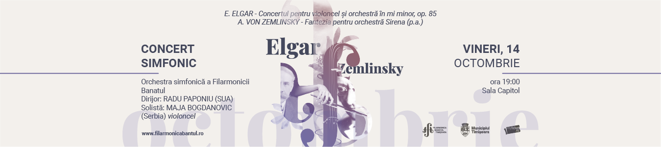 Concert simfonic, solista: Maja Bogdanovic, dirijor: Radu Paponiu 