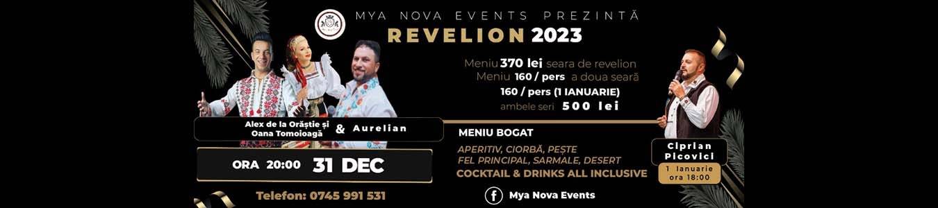 Revelion 2023 - invitati Alex de la Orastie si Oana Tomoioaga & Aurelian