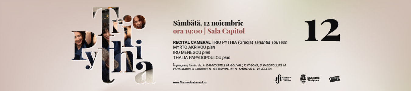 Recital de pian la sase maini sustinut de Trio Pythia (Grecia) – Tanantia TouTeon