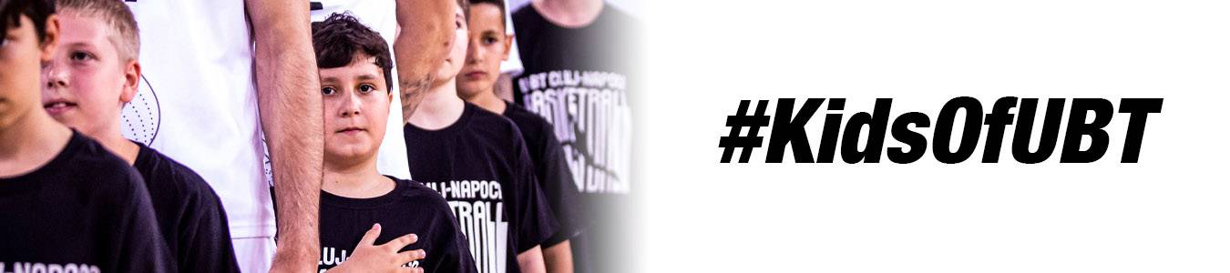 #KidsOfUBT la meciul U-Banca Transilvania vs. Germani Brescia