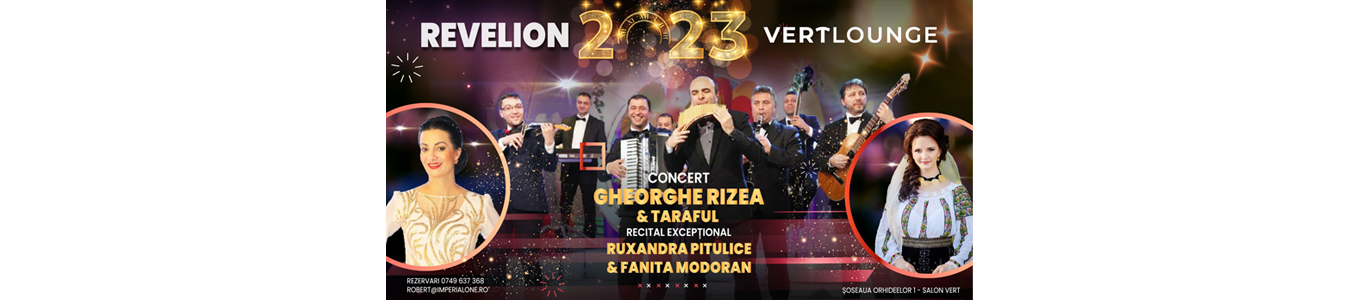 REVELION 2023 @VERT LOUNGE w/ Gheorghe Rizea & Taraful