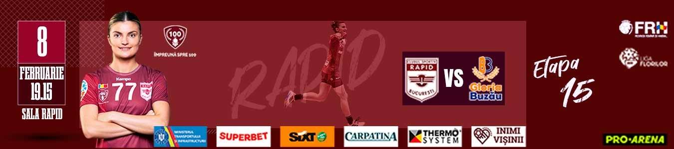 HANDBAL CS RAPID BUCURESTI - GLORIA BUZAU