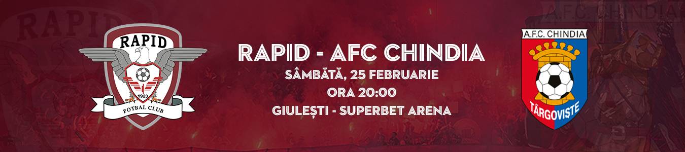 FC Rapid 1923 - AFC CHINDIA TARGOVISTE