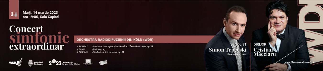 Concert simfonic extraordinar |Orchestra Radiodifuziunii din KÖLN (WDR) 