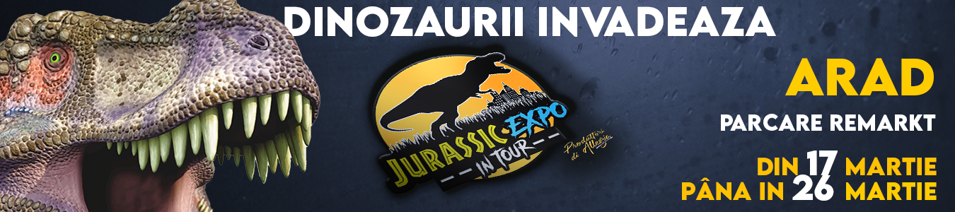 Dinozaurii invadeaza - prima expozitie itineranta de dinozauri 