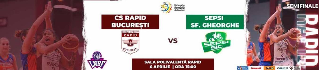 BASCHET CS RAPID BUCURESTI - SepsI Sf. Gheorghe