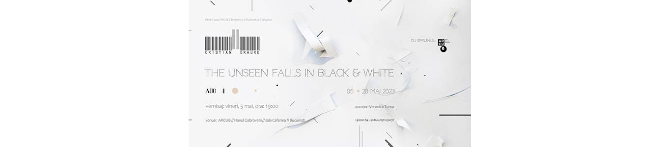 Expozitia Cristian Graure - Unseen Falls in Black and White 