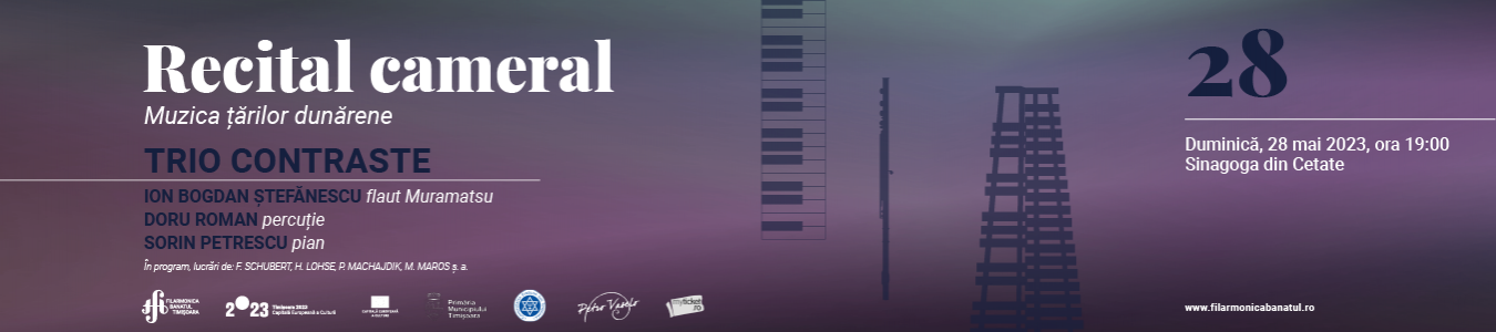 Recital cameral Muzica tarilor dunarene | TRIO CONTRASTE