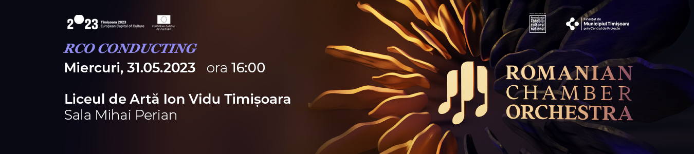 10 dirijori de pe 4 continente & Romanian Chamber Orchestra | Solist: Benedict Klöckner - violoncel