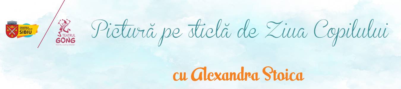 Atelier pentru miniArtisti –  Pictura pe sticla de Ziua Copilului