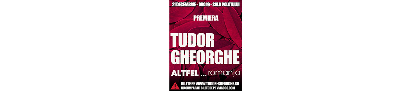 NOUA PREMIERA  ALTFEL…romanta  - TUDOR GHEORGHE 