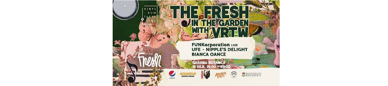 THE FRESH IN THE GARDEN PICNIC W. VINYL RUM TAPAS AND WINE
