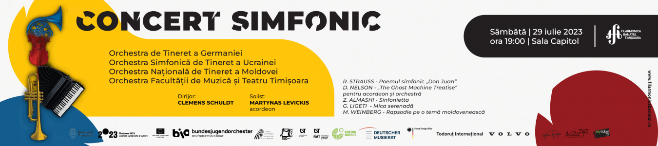 Concert Simfonic - Dirijor: CLEMENS SCHULDT, Solist: MARTYNAS LEVICKIS 