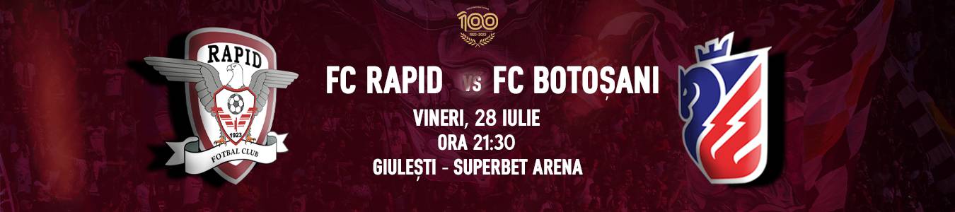FC Rapid 1923 -  FC BOTOSANI
