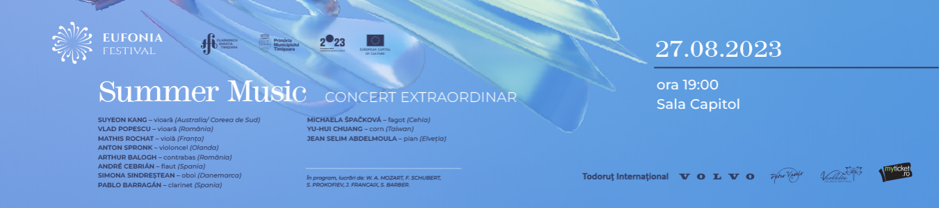 Concert extraordinar Eufonia Festival | SUMMER MUSIC 