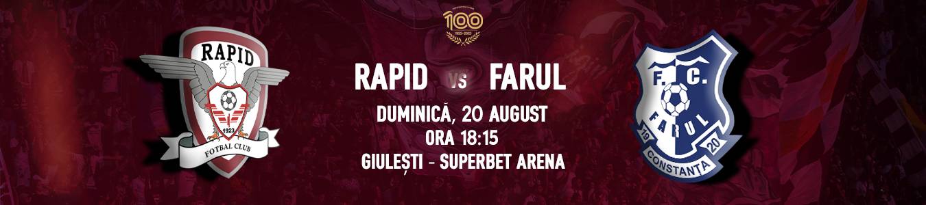 FC RAPID 1923 -  FC FARUL Constanta
