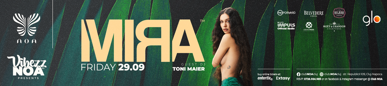 NOA Vibezz pres. MIRA- 29 SEPT. 2023 REopening night