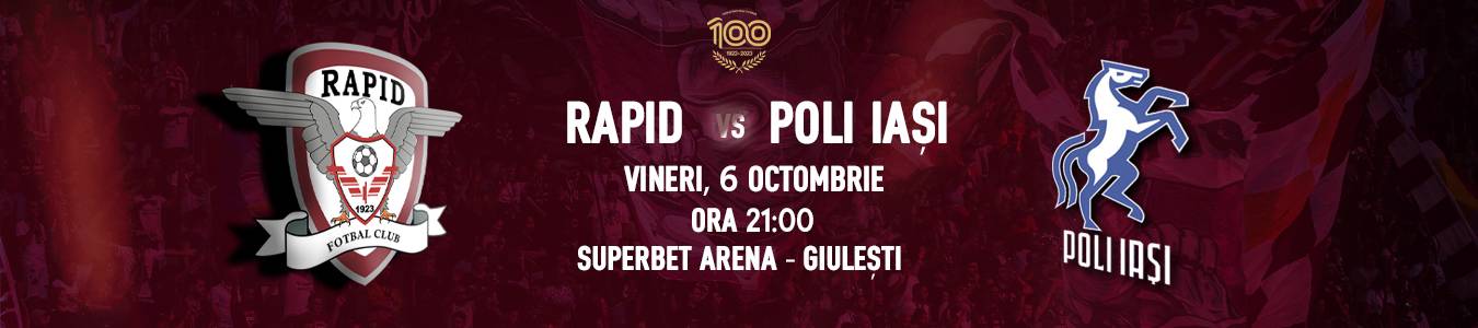 FC RAPID 1923 - POLI IASI