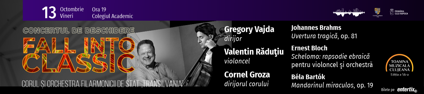 Concertul de deschidere a Toamnei Muzicale Clujene – editia a 56-a –