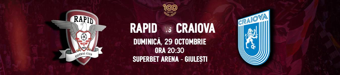 FC Rapid 1923 -  Universitatea Craiova