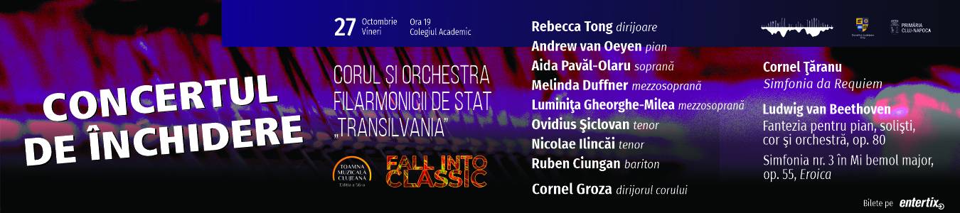 Concertul de inchidere a Toamnei Muzicale Clujene – editia a 56-a