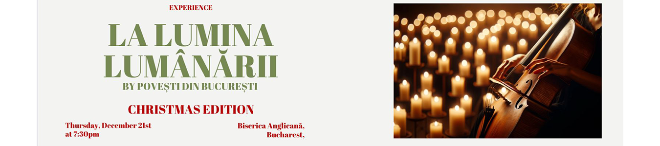 La lumina lumanarii  Christmas Edition