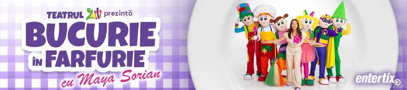 “Bucurie in Farfurie” cu Maya si Mascotele Zurli