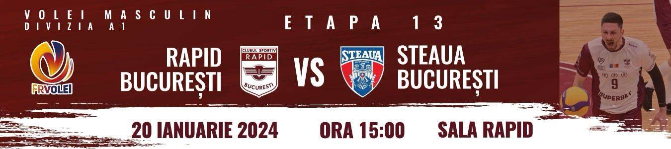VOLEI CS RAPID BUCURESTI -  Steaua Bucuresti