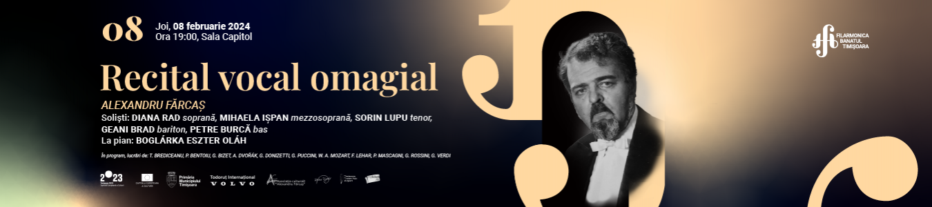 Recital vocal omagial ALEXANDRU FARCAS
