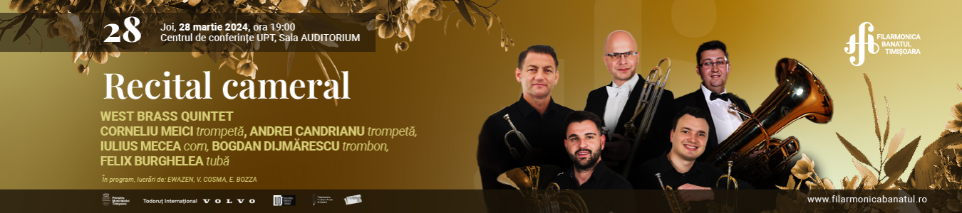 Recital cameral WEST BRASS QUINTET