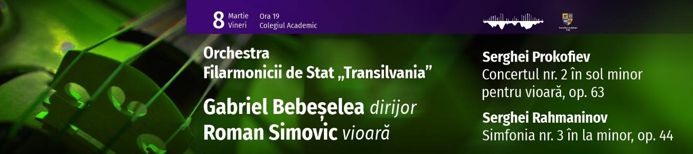 Concert simfonic - dirijor Gabriel Bebeselea