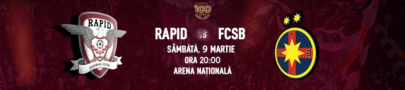 FC Rapid 1923 -  FCSB (ARENA NATIONALA)-(BINANCE)
