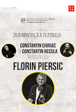 Constantin Chiriac si Constantin Necula in dialog cu Florin Piersic @TNRS - Scena Digitala