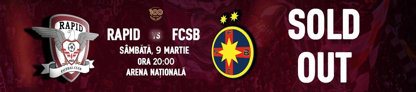 FC Rapid 1923 -  FCSB (ARENA NATIONALA)