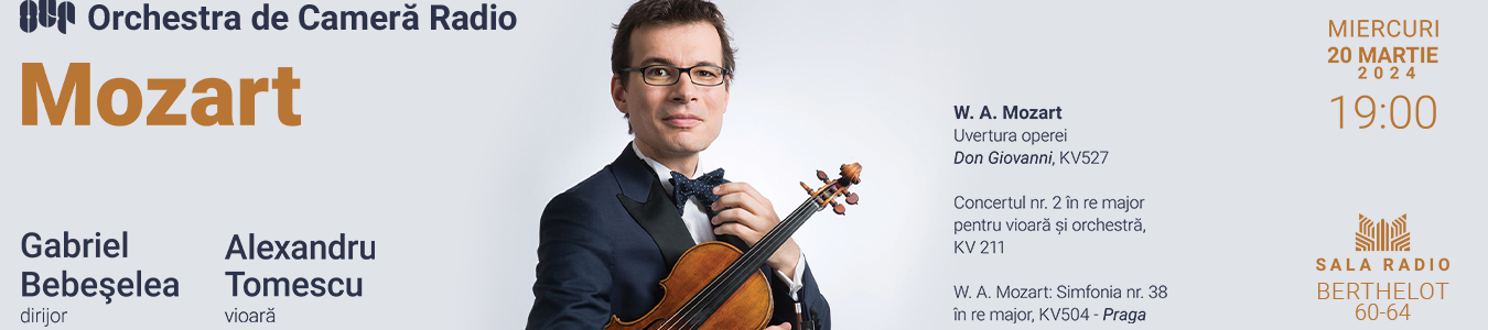 Alexandru Tomescu - Gabriel Bebeselea - ORCHESTRA DE CAMERA RADIO 